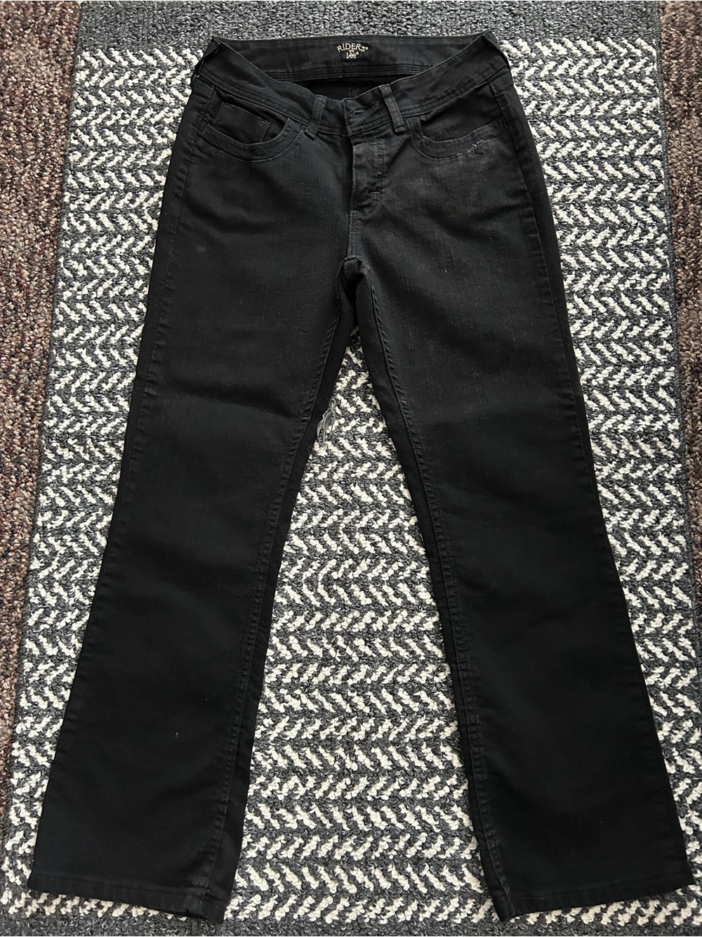 Riders by Lee Women's Classic Straight Black Jeans